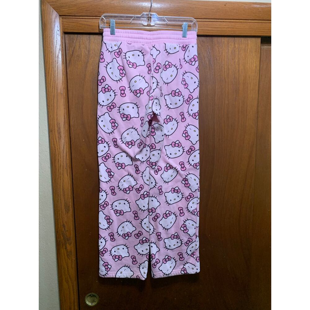 Hello Kitty Pink Lounge Pajama Pants Womens XS Kawaii Coquette Sanrio - Picture 4 of 5